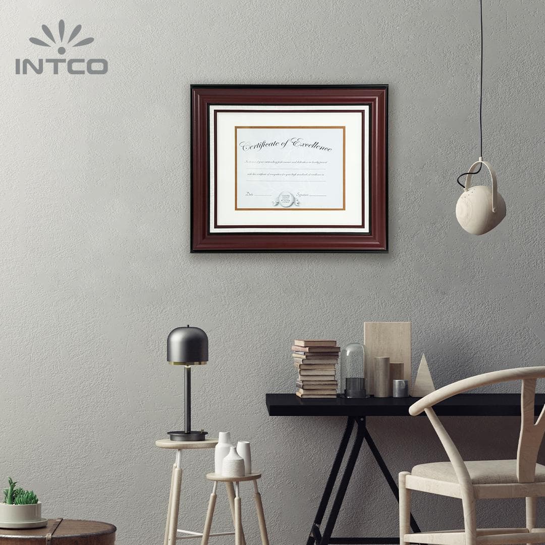 Moldura de documento de diploma de certificado 11×14 fosco a 8,5×11 2