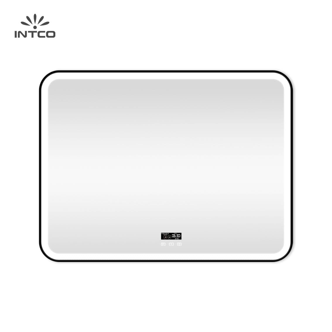 Aluminum Framed Rounded Corner LED Mirror