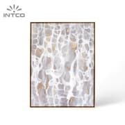 Large Framed Canvas Wall Art Abstract Neutral