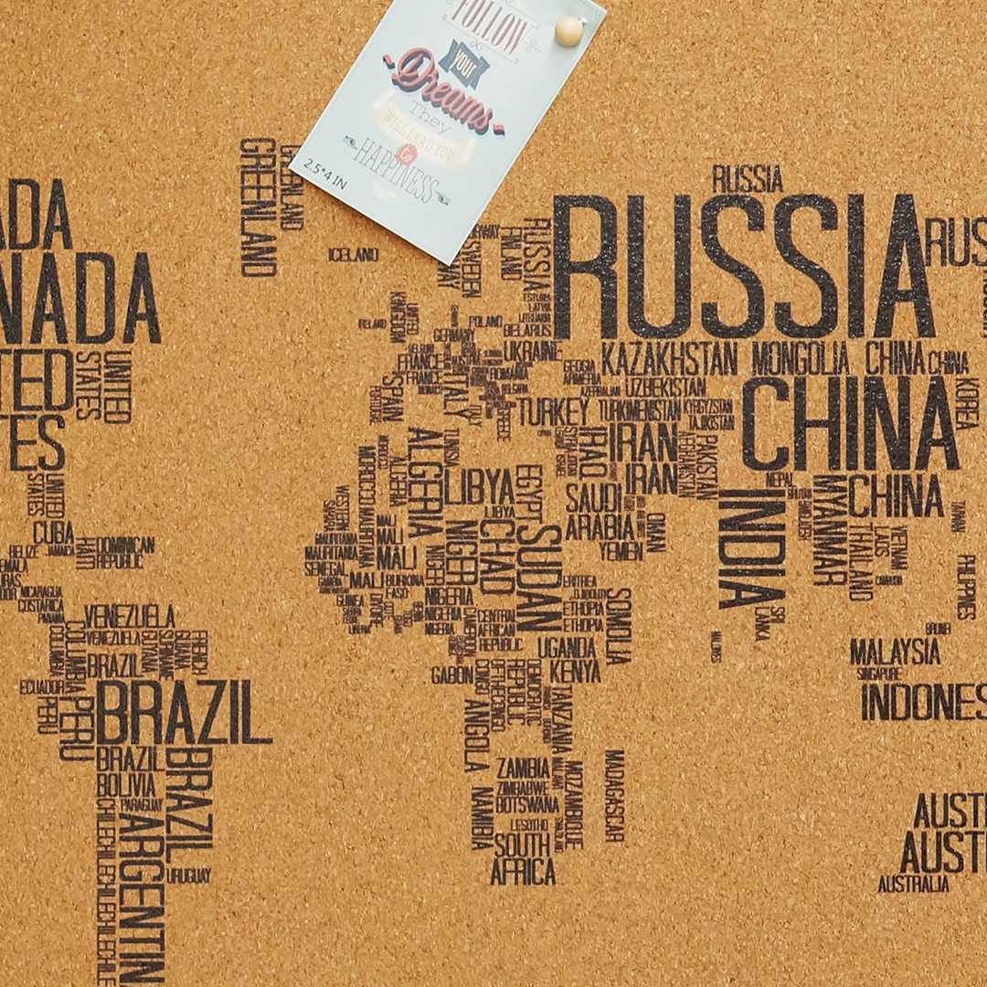 Placa de cortiça de parede para exibição de imagens 20×20 polegadas 5