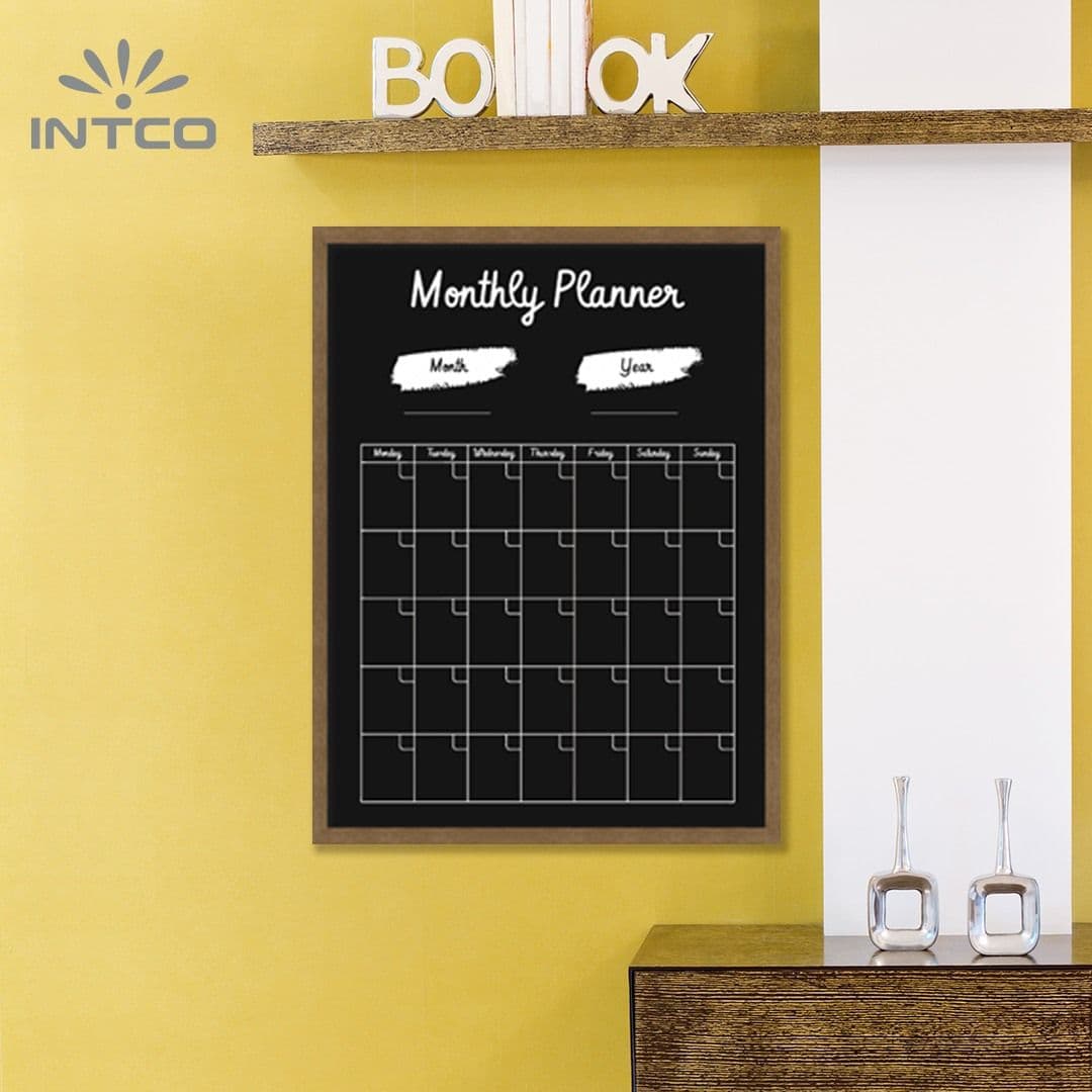 Polegada mensal do calendário de parede 18×24 da placa do estilo do quadro 5