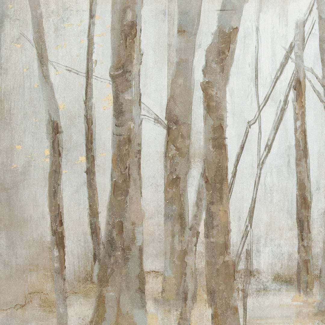 Arte pintada à mão da floresta mística extrema com moldura 6