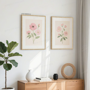 Rustic frames bring character and warmth to your space. 